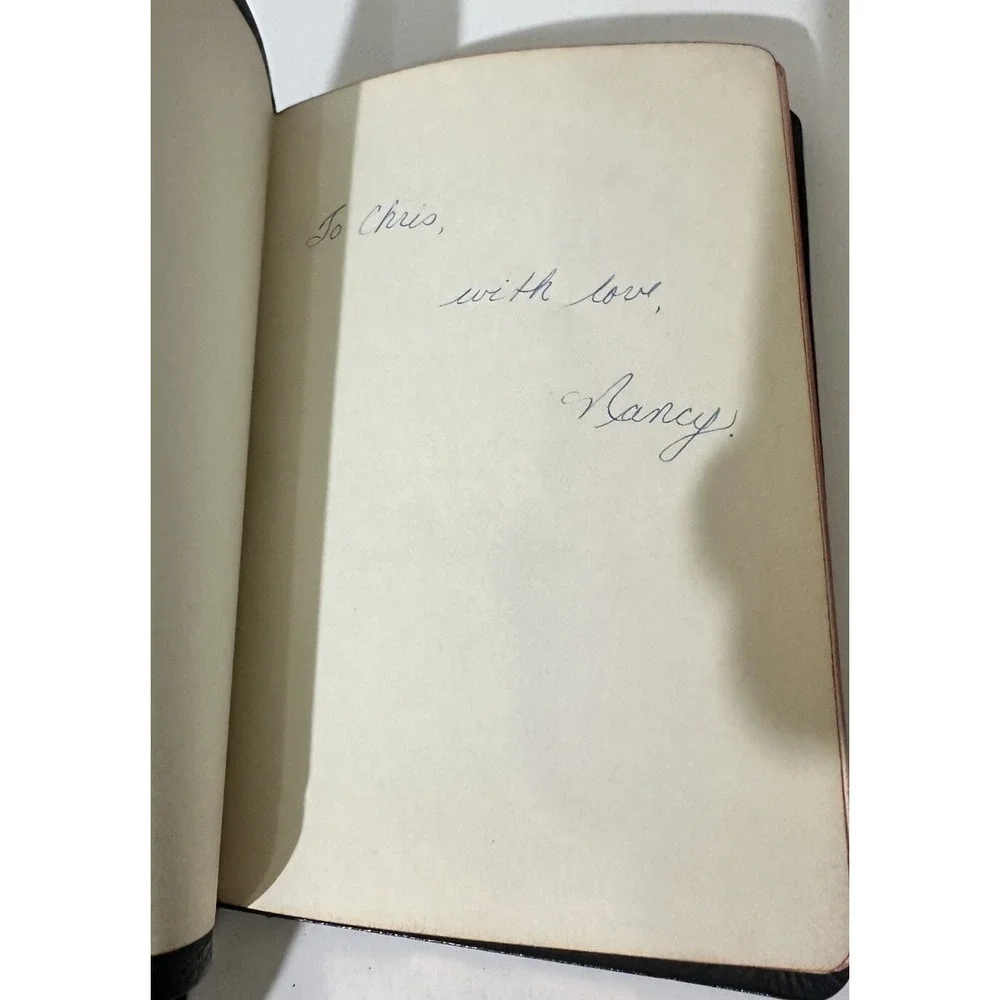 Vintage Holy Bible Oxford Leather Made In Great Britain